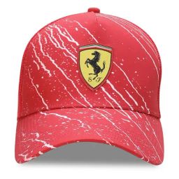 Puma Rosso Corsa Ferrari Textured Medium Baseball Cap-image-27