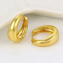 Teeragaj Unisex Stainless Steel Circular Hoop Earrings-picture-20