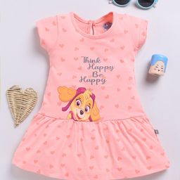YK X Tinyo Infant Girls Paw Patrol Printed Pure Cotton A-Line Dress-image-83