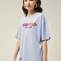 Bewakoof Purple Graphic T-Shirt-image-21