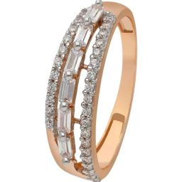 Malabar Gold and Diamonds 18k (750) BIS Hallmark Rose Gold Ring for Women-image-31
