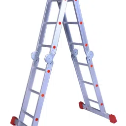 Groverzmart Aluminium Multifolding Ladder 91.44 cm (3 Feet) , GM359-43