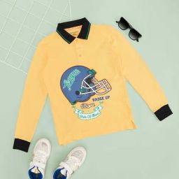 Pantaloons Junior Boys Goldfinch Cotton Printed Full Sleeves T-Shirts-image-35