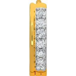Kisna Diamond & Gold Jewellery 18k Gold & Diamond EmersonNosepin for Women-image-25