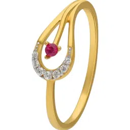 Malabar Gold and Diamonds 22k (916) Yellow Gold Ring for Women-picture-33