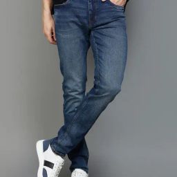 Forca by Lifestyle Blue Skinny Fit Heavily Washed Jeans-image-21