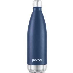 Pexpo Denim Blue Stainless Steel Vacuum Insulated Water Bottle (750 ml)-image-1