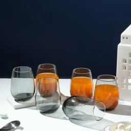 Luminarc Maine Grey Highball Water & Juice Glass - Set of 6 (370 ml)-image-53