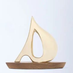 Westside Home Gold Boat Decorative Object-image-86