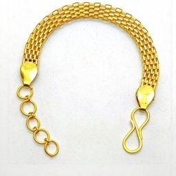 Dynamic Retail Global Men Gold-Plated Link Bracelet-image-54