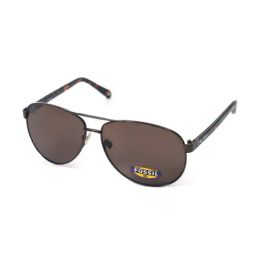 Fossil Brown Aviator UV Protection Sunglasses for Men-image-60