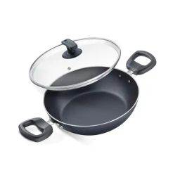 Judge by Prestige Everyday Black Aluminium Kadhai 22 cm with Lid 1.6 L-14