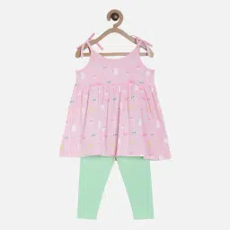 MINIKLUB Multi Baby Girls Sleeve Less Top And Bottom-image-13