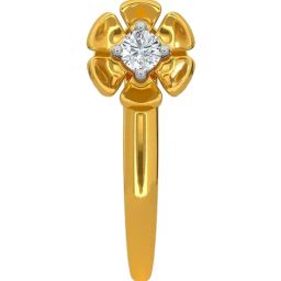 Kisna Diamond & Gold Jewellery 18k Gold & Diamond KehlaniNosepin for Women-picture-2