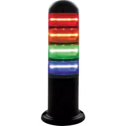 RS PRO Red/Green/Amber/Blue Signal Tower Lamp 4 Lights, 2205042-31