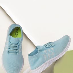 FAUSTO Women Blue Running Shoes-picture-35