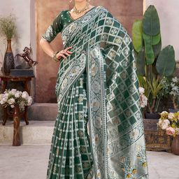 BAESD Woven Design Zari Banarasi Saree-image-19