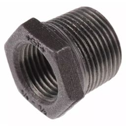 Georg Reducer Bush Fischer Black malleable Iron Fitting Straight male BSPT 3/4in to Female BSPP 1/2in, 770241123 (Pack of 5)-image-43