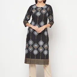 ANIYAH Women Geometric Printed Kurta-image-80