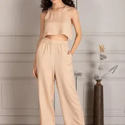 DESIGNS BY QUEEN BEE Round Neck Top with Trousers-image-28