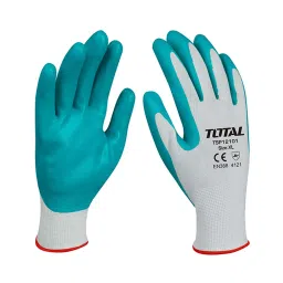Total Nitrile Gloves Blue & White Color XL Size, TSP12101 (Pack of 1 Pair)-image-6