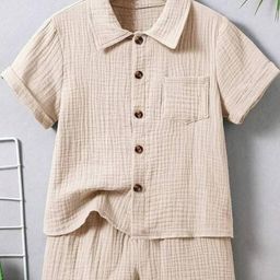 THE FASHION PRIME Boys Shirt With Shorts-image-98