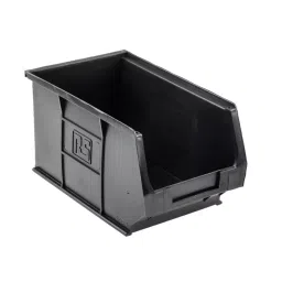RS PRO PP Storage Bin, 132mm x 150mm, Black Model No 9096915-image-98