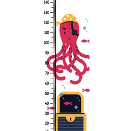 WENS Octopus Height Chart Wall Decal Growth Chart- White-image-10