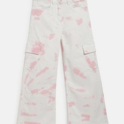 Tales & Stories Lycra Tie Dye Cargo Pant - White-image-54