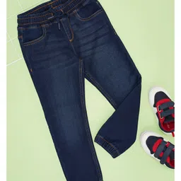 Pantaloons Junior Mild Washed Jeans - Blue-picture-7