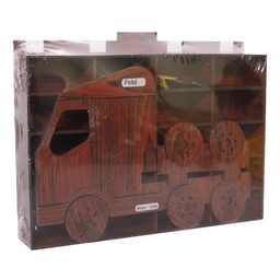 Fiddlys Wooden Premium Car Parking Station Maximize Space and Organize Your Garage-for Girls & Boys (Brown)-image-79
