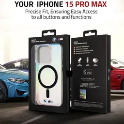 bmw CG MOBILE Abstract Printed iPhone 15 Pro Max Back Case Mobile Accessories image 5