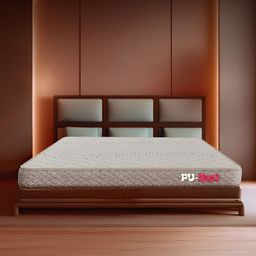 Centuary White Quilted PU Foam Sag Resistance QueenMattress-image-61