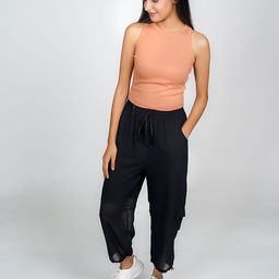 Zink London Women Solid Round Neck Cotton Top-picture-38