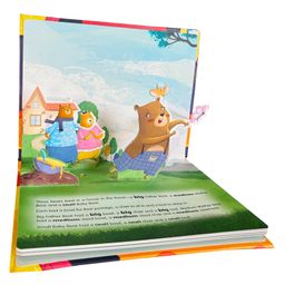 vishv books GOLDILOCKS & THE THREE BEARS (POP-UP) -ENGLISH image 4