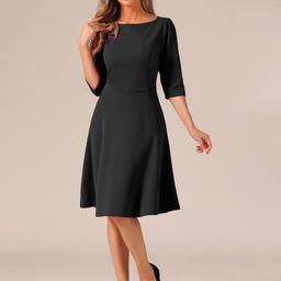 C4D Fit & Flare Midi Dress-image-51