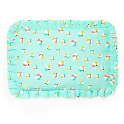 SuperBottoms Infants Printed Cotton Mustard Seed Pillow With Zip Closure-92