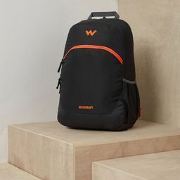 Wildcraft Unisex Black Solid Backpack-3