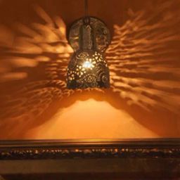 Fos Lighting Antique Brass Hand Tooled Single Spot Light (Bulb not included) - Set of 1-image-2