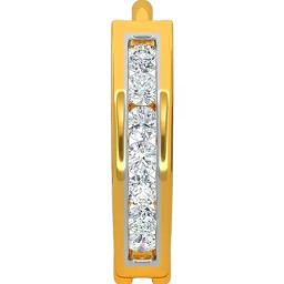 Kisna Diamond & Gold Jewellery 18k Gold & Diamond MagnoliaNosepin for Women-picture-27