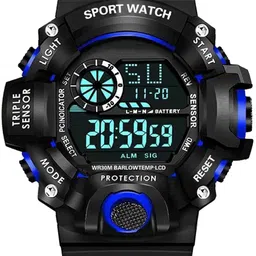 Hala Men Pack of 2 Solid Rectangular Tang Regular Digital Watches image 4