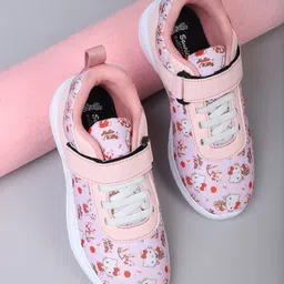 Kids Ville Girls Hello Kitty Printed Velcro Casual Sneakers-10