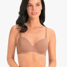 Amante Sandalwood Under Wired Padded T-Shirt Bra-picture-45