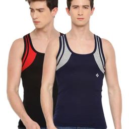 Dollar Bigboss Assorted Cotton Vests - Pack of 2-image-67