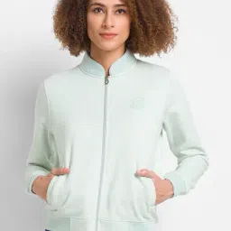 Spykar Green Full Sleeves Sweatshirt-image-40