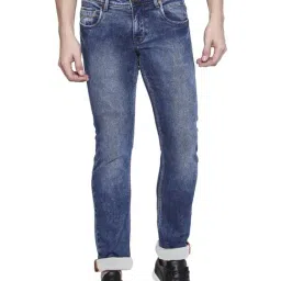 Basics Blue Slim Fit Jeans-image-55
