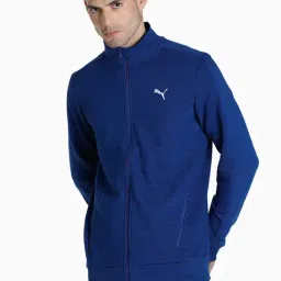 Puma Blue Full Sleeves Cotton Jacket-image-96