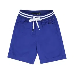 Allen Solly Kids Blue Solid Shorts-image-13