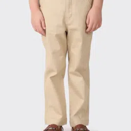 Fabindia Kids Beige Cotton Regular Fit Pants-picture-25