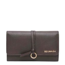 BELWABA Brown Solid Wallet for Women-picture-49